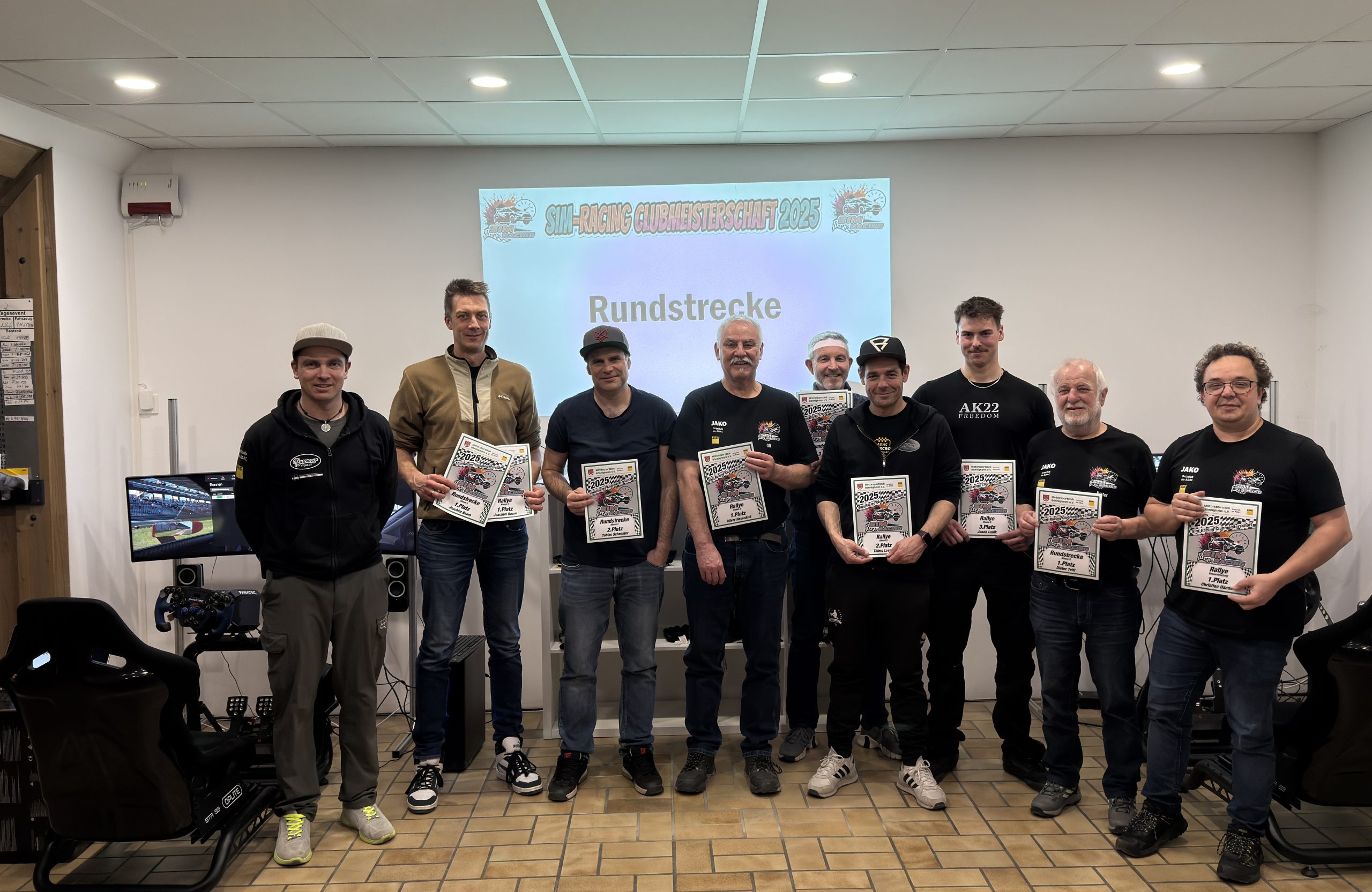 Mehr über den Artikel erfahren Siegerehrung Sim-Racing Clubmeisterschaft 2025